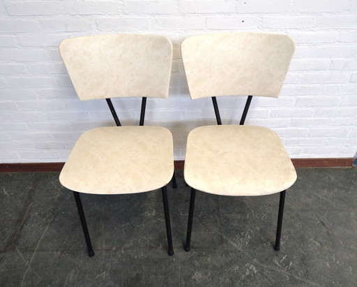 2X Eetkamerstoelen Vintage