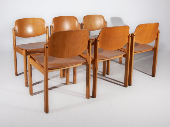 Image 1 of Beuken eetkamerstoelen