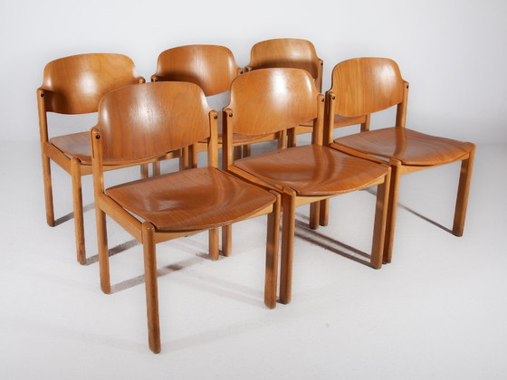 Image 1 of Beuken eetkamerstoelen