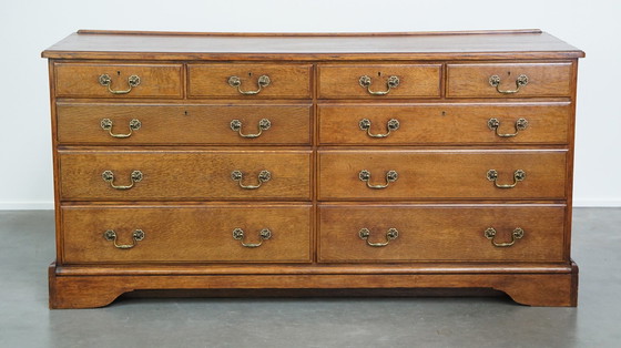 Image 1 of Eikenhouten Dressoir/ Ladekast/ Commode