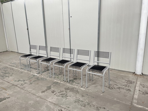 Set Van 6 Stoelen Sandows, Rene Herbst