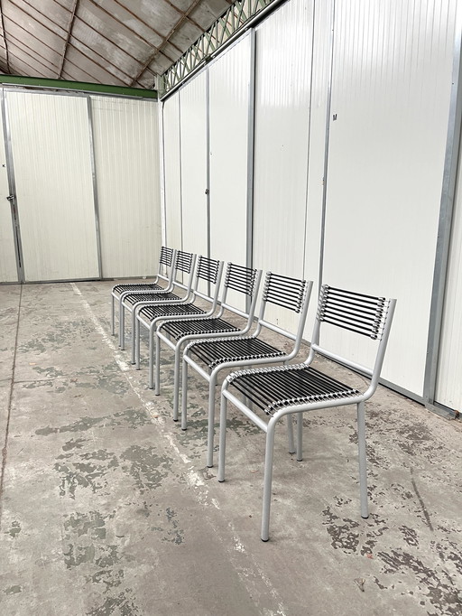 Set Van 6 Stoelen Sandows, Rene Herbst