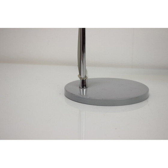 Image 1 of Vintage gelakt metalen en chromen tafellamp van Josef Hurka voor Napako, Tsjecho-Slowakije 1960