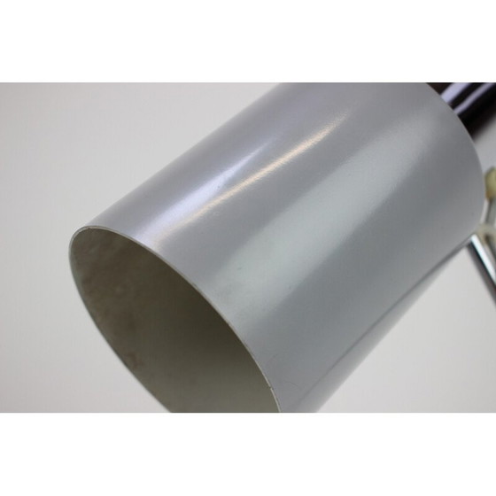 Image 1 of Vintage gelakt metalen en chromen tafellamp van Josef Hurka voor Napako, Tsjecho-Slowakije 1960