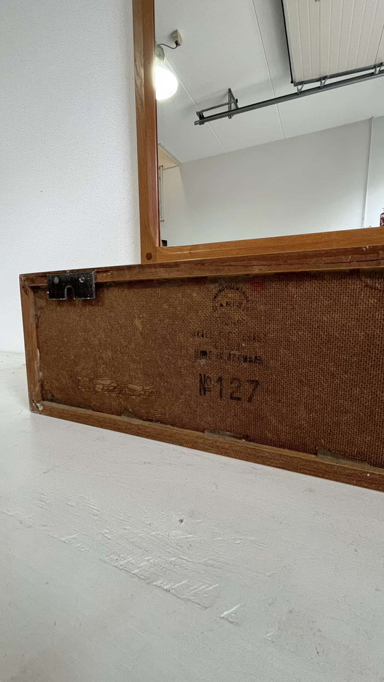 Image 1 of Vintage spiegel set met ladekastje kai kristiansen 