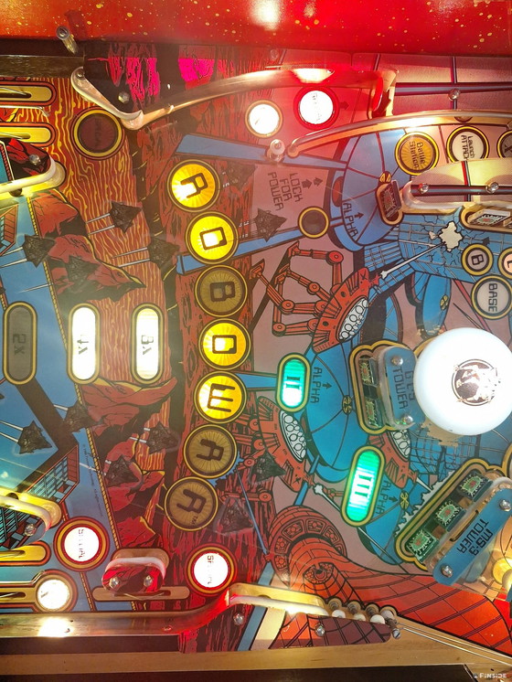 Image 1 of Flipperkast Gottlieb Robo War Pinball