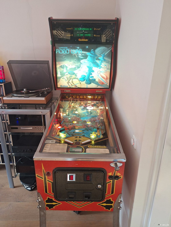 Image 1 of Flipperkast Gottlieb Robo War Pinball