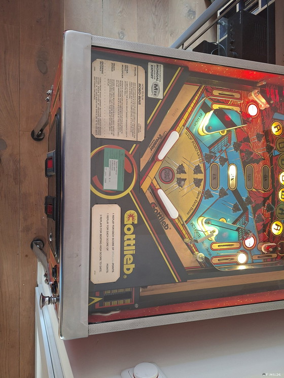 Image 1 of Flipperkast Gottlieb Robo War Pinball