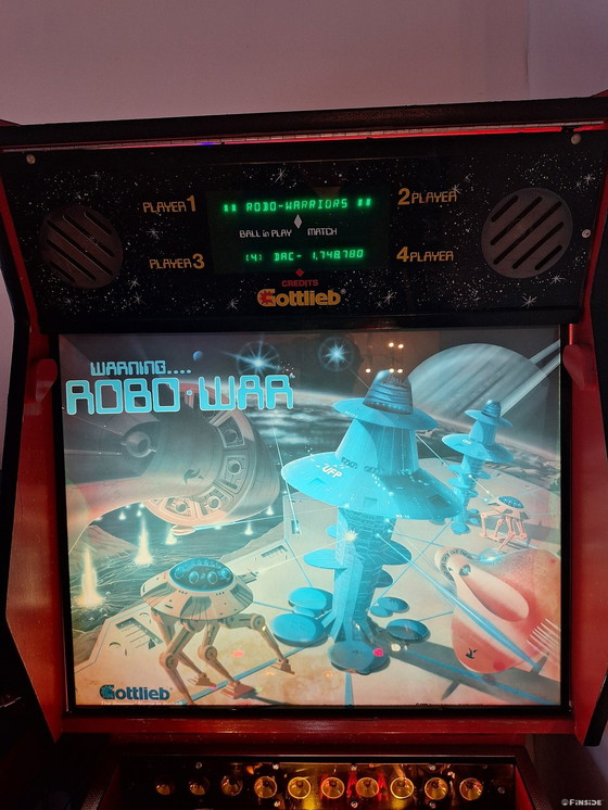 Image 1 of Flipperkast Gottlieb Robo War Pinball