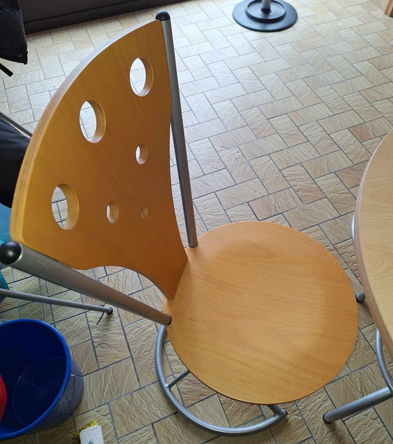 Image 1 of Vintage Tafel Met 4 Stoelen In Nieuwstaat!