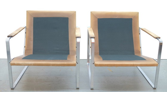 Image 1 of 2x Walter Knoll fauteuil door Preben Fabricius & Jørgen Kastholm