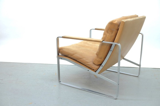 Image 1 of 2x Walter Knoll fauteuil door Preben Fabricius & Jørgen Kastholm