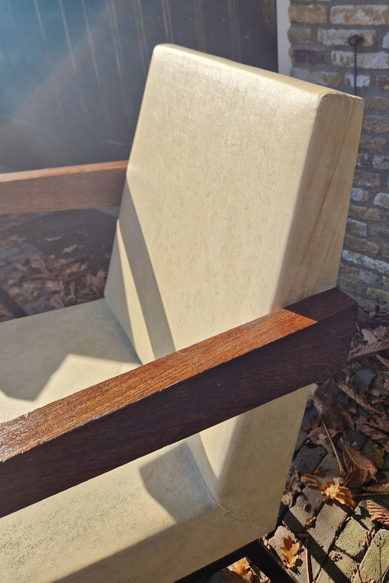 Image 1 of 2 Vintage Mid-Century Design Fauteuils In Originele Staat 