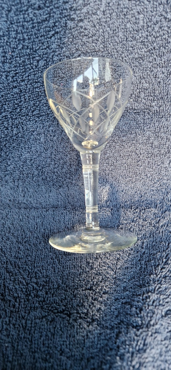 Image 1 of Vintage Design Kristalunie Sumatra Kristalglazen
In Perfecte Staat, 