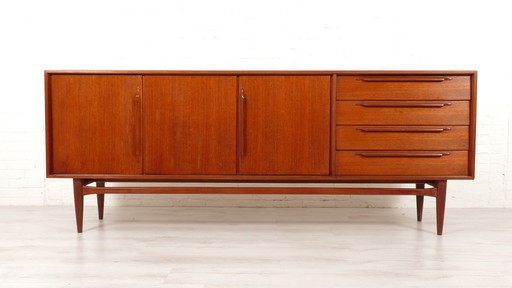 Vintage Dressoir | Teak | Heinrich Riestenpatt | 225 Cm