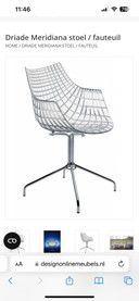 6x Driade Merediana stoelen