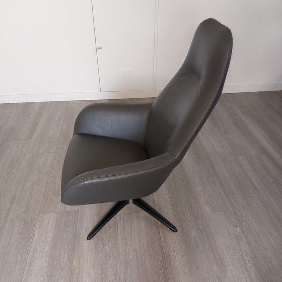 Image 1 of Pode Lederen fauteuil