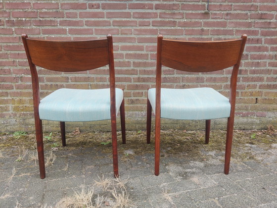 Image 1 of 2x Fristho model D eetkamerstoelen