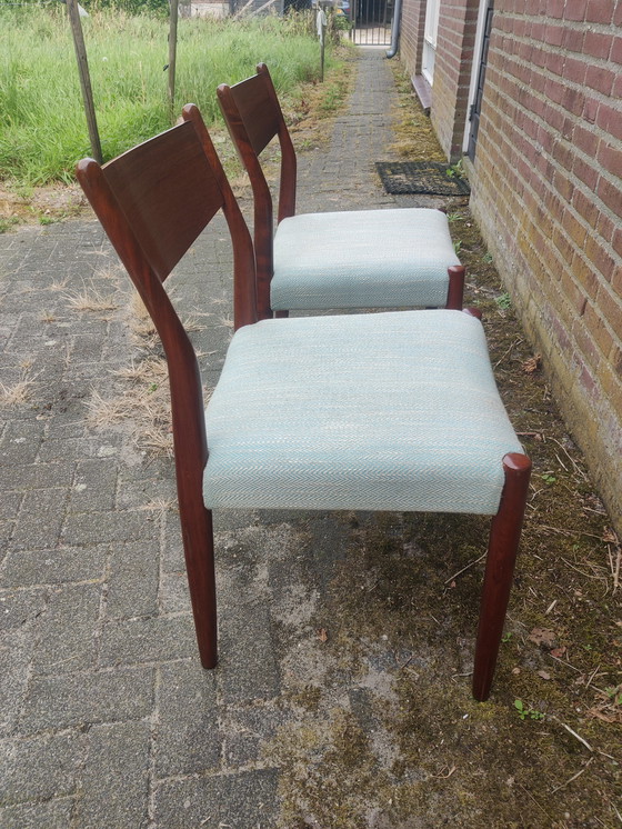 Image 1 of 2x Fristho model D eetkamerstoelen