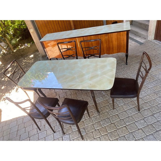 Image 1 of Vintage Italiaanse eetkamertafel van Melchior Bega, 1960