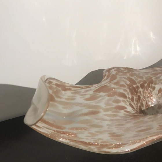 Image 1 of Vintage beker van glas en koper voor Fratelli & Toso, jaren 1960