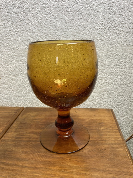 Image 1 of Glas/Vaas Met Bubbels