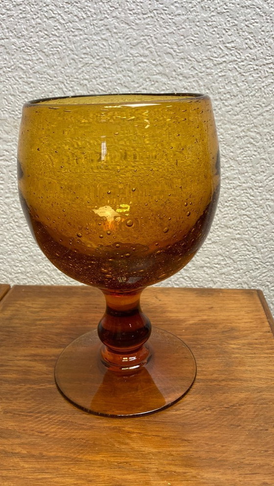 Image 1 of Glas/Vaas Met Bubbels