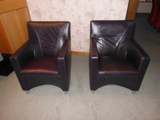 2x Fauteuils Dolcinea Leolux 928100