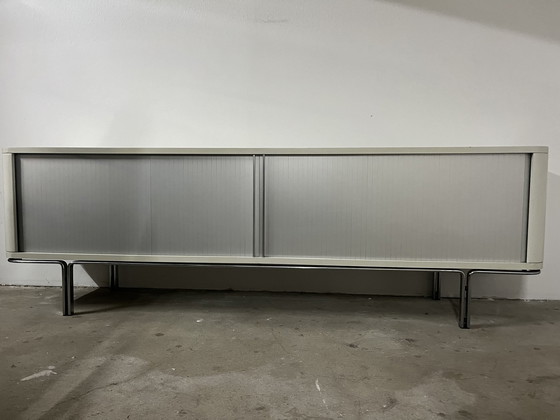 Image 1 of Hörst Brüning Zeldzaam Dressoir Door Kill International Wit Aluminium 230 Breed