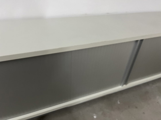 Image 1 of Hörst Brüning Zeldzaam Dressoir Door Kill International Wit Aluminium 230 Breed