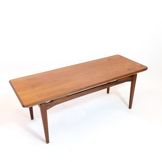 Image 1 of Scandinavische vintage salontafel met verlengstukken, 1960