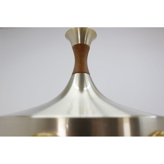 Image 1 of Vintage Deense metalen hanglamp, 1970