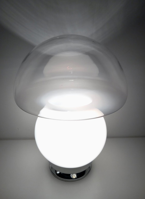 Image 1 of Vintage Tafellamp - Atomische Paddestoel - Murano - Ruimtetijdperk - 1960