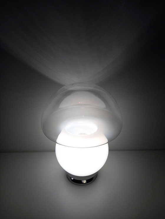 Image 1 of Vintage Tafellamp - Atomische Paddestoel - Murano - Ruimtetijdperk - 1960