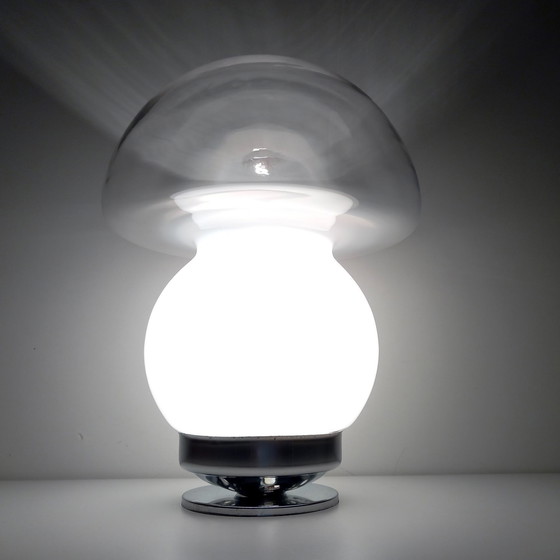 Image 1 of Vintage Tafellamp - Atomische Paddestoel - Murano - Ruimtetijdperk - 1960