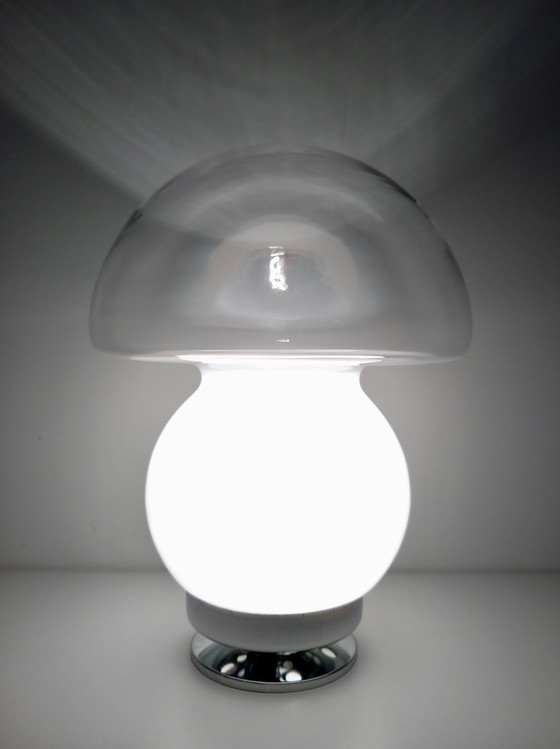 Image 1 of Vintage Tafellamp - Atomische Paddestoel - Murano - Ruimtetijdperk - 1960