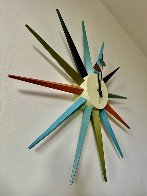 Vintage George Nelson ‘Sunburst’ For Vitra Clock