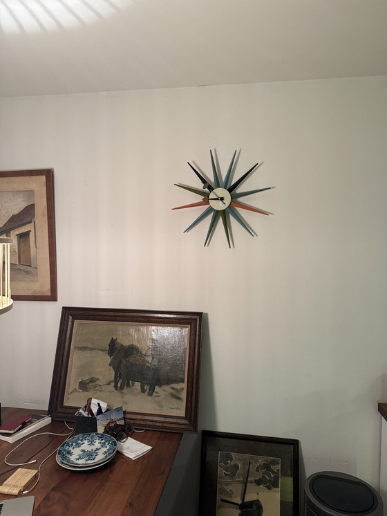 Image 1 of Vintage George Nelson ‘Sunburst’ For Vitra Clock