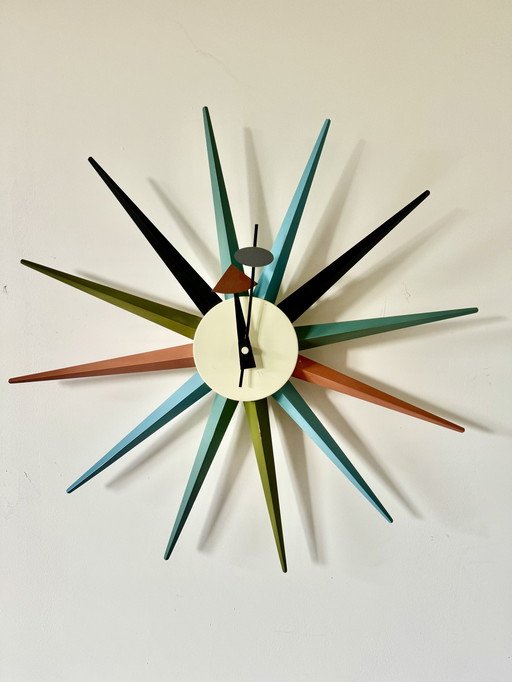 Vintage George Nelson ‘Sunburst’ For Vitra Clock