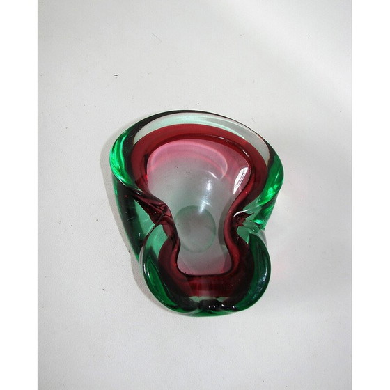 Image 1 of Vintage asbak van Plavio Poli voor Seguso Murano, 1970
