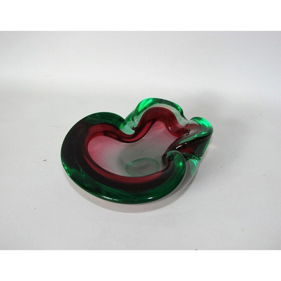 Image 1 of Vintage asbak van Plavio Poli voor Seguso Murano, 1970