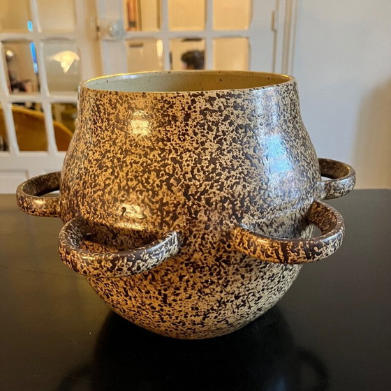 Image 1 of Vintage pot van de pottenbakkers van de abdij Salins, 1970