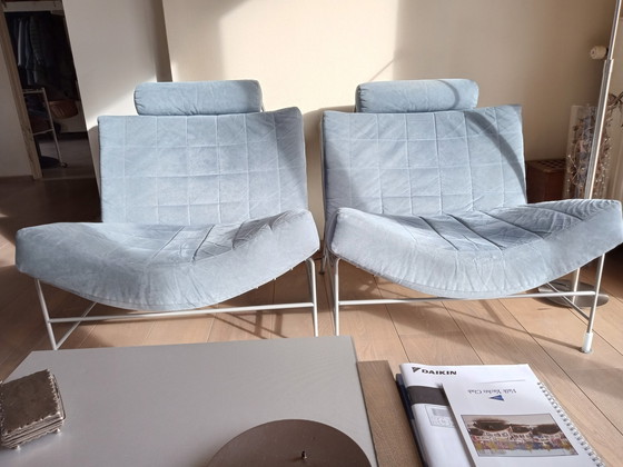 Image 1 of 2x Leolux Volare fauteuil