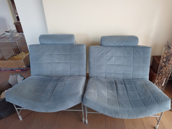 Image 1 of 2x Leolux Volare fauteuil