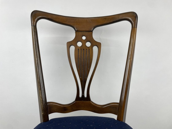 Image 1 of 2x Vintage eetkamerstoelen