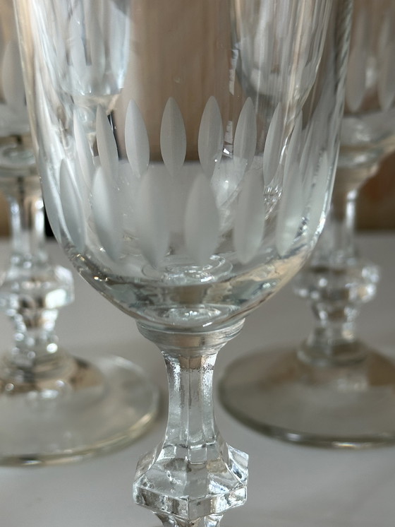 Image 1 of 4 x Durobor Belgium champagne glazen 70s