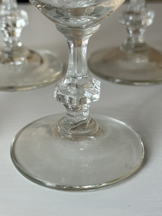 Image 1 of 4 x Durobor Belgium champagne glazen 70s