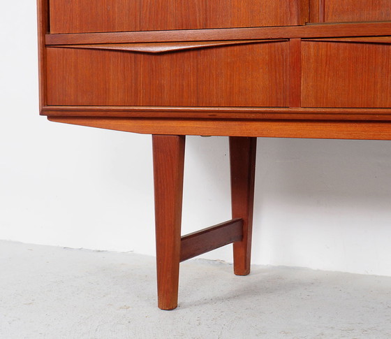 Image 1 of EW Bach teak highboard, jaren 60 