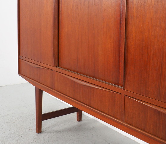 Image 1 of EW Bach teak highboard, jaren 60 