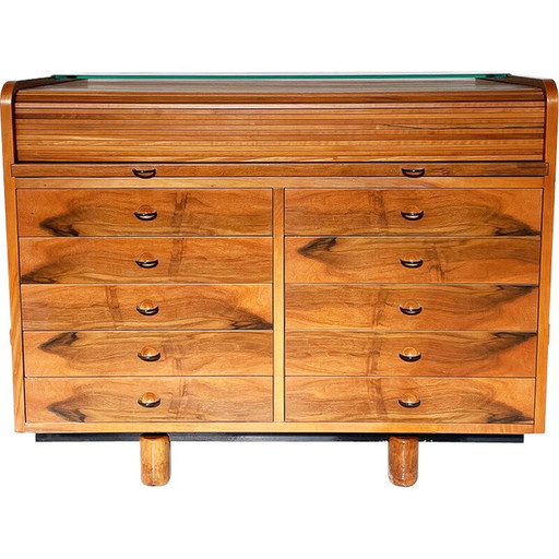 Vintage bureau van Gianfranco Frattini voor Bernini, Italië 1960